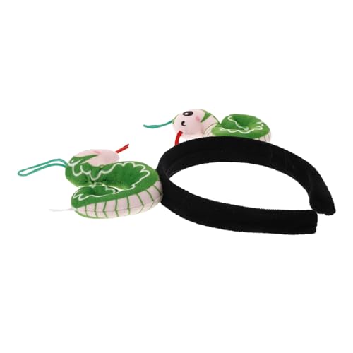 NOLITOY Schlangen Stirnband Seiden Stirnband Schlangen Party Accessoire Geknotetes Stirnband Damen Halloween Stirnbänder Damen Modisches Stirnband Cartoon Stirnband Haar von NOLITOY