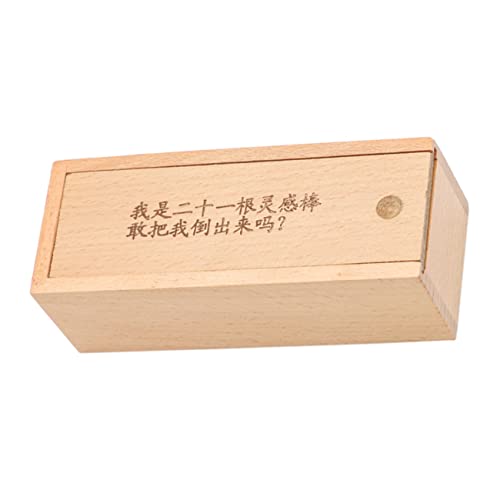 NOLITOY Teiliger Holz Puzzle Sticks Gehirntrainer Intellektuelles Denkspielzeug zur Logikförderung für Erwachsene Fördert Geduld und Kognitive Fähigkeiten Sicheres Holzspielzeug NOLITOY Teiliger Holz Puzzle Sticks Gehirntrainer Intellektuelles Denkspielzeug zur Logikförderung für Erwachsene Fördert Geduld und Kognitive Fähigkeiten Sicheres Holzspielzeug von NOLITOY