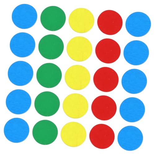 NOLITOY Teiliges Bunte Holz spielchips für DIY Lernspielzeug Belohnungssystem Wiederverwendbar Sicher und Kreativ für Brettspiele und Motivierende Aktivitäten NOLITOY Teiliges Bunte Holz spielchips für DIY Lernspielzeug Belohnungssystem Wiederverwendbar Sicher und Kreativ für Brettspiele und Motivierende Aktivitäten von NOLITOY