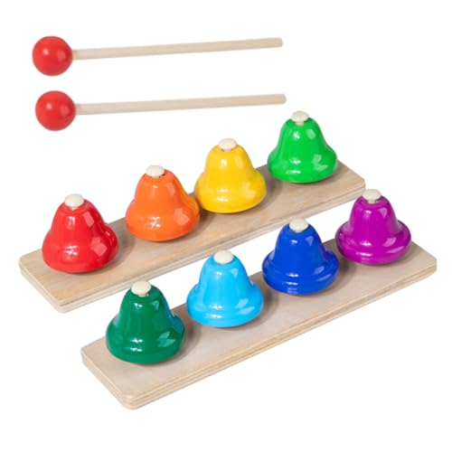 NOLITOY Teiliges Handglocken Bunte Schlaginstrumente für Musikalisches Lernspielzeug Fördert Hand Auge Koordination Konzentration und Sensorische Entwicklung NOLITOY Teiliges Handglocken Bunte Schlaginstrumente für Musikalisches Lernspielzeug Fördert Hand Auge Koordination Konzentration und Sensorische Entwicklung von NOLITOY