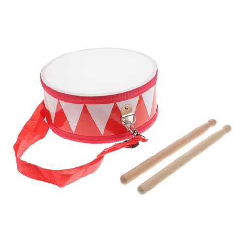 NOLITOY Trommel Kleine Snare Drum mit Drumsticks Leichte Sichere Musikalische Lernspielzeug für Rhythmusgefühl und Armkoordination NOLITOY Trommel Kleine Snare Drum mit Drumsticks Leichte Sichere Musikalische Lernspielzeug für Rhythmusgefühl und Armkoordination von NOLITOY