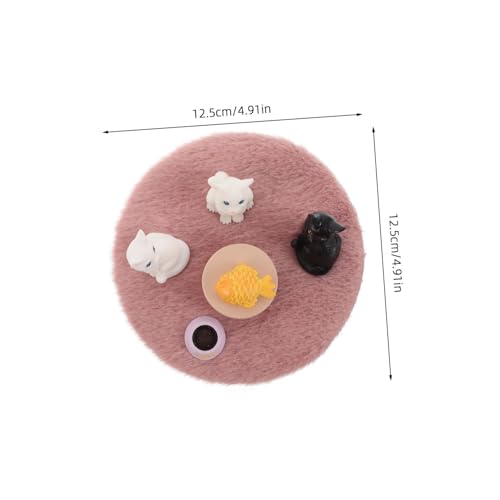 NOLITOY Weiches Plüsch katzenfigurenset Miniatur Kuscheltier Dekoration Realistische Mini Katzen für Wohnraum Micro Landschaft Deko Gemütliche Wohnaccessoires NOLITOY Weiches Plüsch katzenfigurenset Miniatur Kuscheltier Dekoration Realistische Mini Katzen für Wohnraum Micro Landschaft Deko Gemütliche Wohnaccessoires von NOLITOY