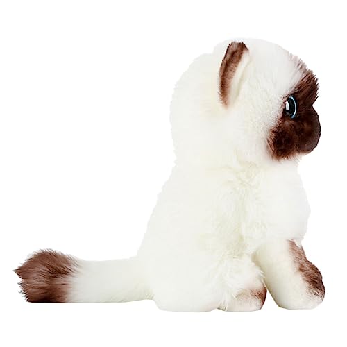 NOLITOY Weiches Plüschtier Siamkatze Lebensechte Stoffpuppe als Kuschelkissen und Dekoration Niedliches Geschenk für Katzenliebhaber Geeignet für Wohnraum NOLITOY Weiches Plüschtier Siamkatze Lebensechte Stoffpuppe als Kuschelkissen und Dekoration Niedliches Geschenk für Katzenliebhaber Geeignet für Wohnraum von NOLITOY