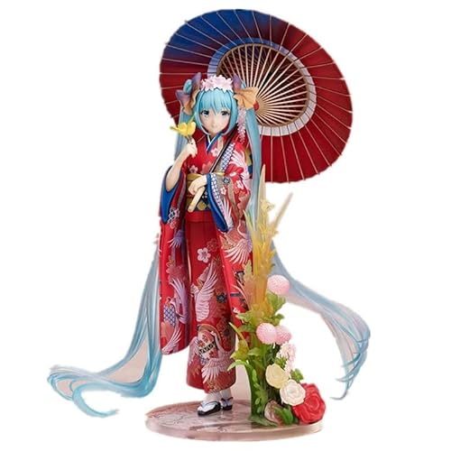 Hatsune Miku Figure Kimono Anime Girl Action Figure von NOLLAM