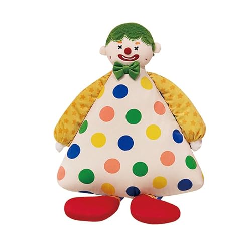 NOLLAM Decorative Plush Cushion - Carnival Plush Cushion 50cm, Clown Plush Doll Carnival, Halloween Soft Stuffed Doll Funny Plush Toy Gift, Cute Plush Fun Gift for Adults, Children, Girls and Boys (B) von NOLLAM