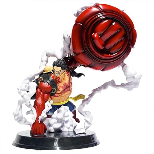 NOLLAM Monkey D. Luffy Figure One Piece Figure Luffy Gear 4 Kong Gun, Figure Wano Kuni Anime Monkey D. Luffy Figure, Figurine Decoration Collectibles Animations Toy Figures Model von NOLLAM