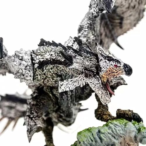 NOLLAM Monster Hunter Abbildung The Dragon Figur Action Figure 3 Stil (Silver Fire Dragon) von NOLLAM