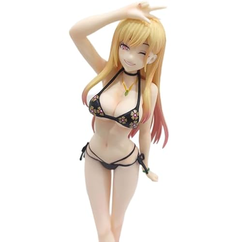 My Dress-Up Darling Kitagawa Marin Swimsuit Ver.PVC Action Figure Anime Figure Model Toy Figure Gift 23 cm von NOLLAM