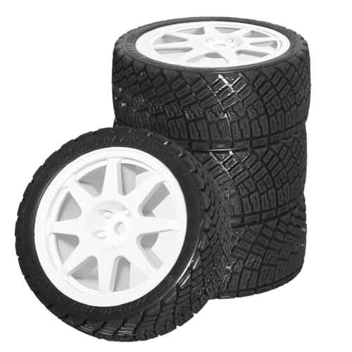 NONDK 4 x 68 mm 1/10 Reifen für RC-Rennwagen auf der Straße, Räder für T01 TT02 XV01 XV02 TA06 W180 von NONDK