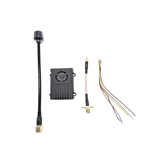 NONDK 5.8G 4W FPV VTX + Antenne 48CH 4000W Eingebauter Videosender Kühlkörper + Lüfter für RC Drone FPV Reichweite von NONDK