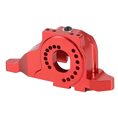 NONDK Aluminium-Legierung TRX4 Kühlkörper Mount Base Gear Cover für 1/10 RC Crawler Car -6 G63-4, Rot von NONDK