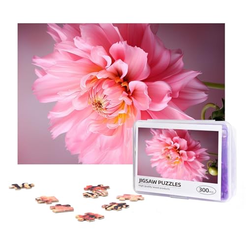 300-teiliges Puzzle für Erwachsene, herausforderndes Puzzle für Spielabende, Geschenke, personalisiertes Bild, Puzzle, Blumen, benutzerdefiniertes Holzpuzzle für Familie, fertige Größe 38,1 x 25,9 cm von NONHAI