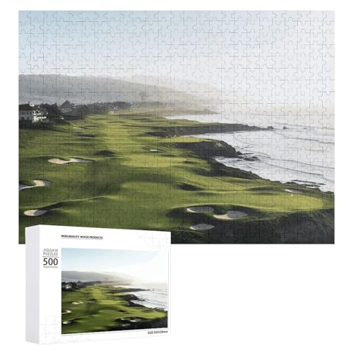 Golfplatz-Puzzle für Damen und Herren, 500 Teile, Puzzle für Erwachsene, herausforderndes Puzzle für Familie, Hochzeitsgeschenk von NONHAI