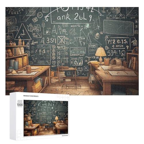 Mathematik-Puzzle für Damen und Herren, 1000 Teile, Puzzle für Erwachsene, herausforderndes Puzzle für Familie, Hochzeitsgeschenk Mathematik-Puzzle für Damen und Herren, 1000 Teile, Puzzle für Erwachsene, herausforderndes Puzzle für Familie, Hochzeitsgeschenk von NONHAI