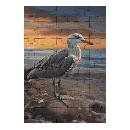 Möwen-Puzzle für Damen und Herren, 35-teiliges Puzzle für Erwachsene, herausforderndes Puzzle für Familie, Hochzeitsgeschenk von NONHAI