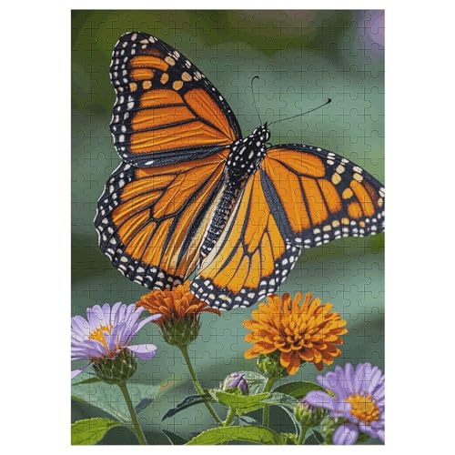 Monarch-Schmetterlinge-Puzzle für Damen und Herren, 300-teiliges Puzzle für Erwachsene, herausforderndes Puzzle für Familie, Hochzeitsgeschenk von NONHAI