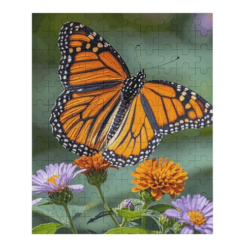 Monarch-Schmetterlinge-Puzzle für Damen und Herren, 70-teiliges Puzzle für Erwachsene, herausforderndes Puzzle für Familie, Hochzeitsgeschenk von NONHAI