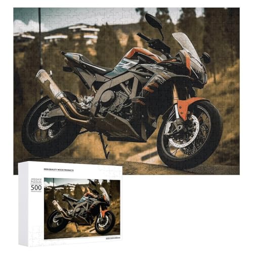 Sport-Motorrad-Puzzle für Damen und Herren, 500 Teile, Puzzle für Erwachsene, herausforderndes Puzzle für Familie, Hochzeitsgeschenk von NONHAI