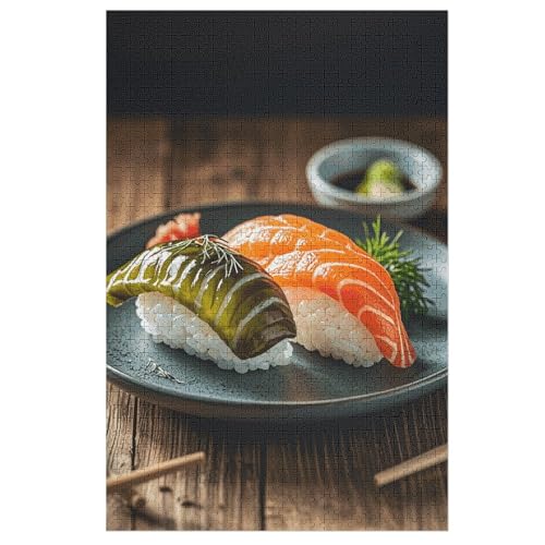 Sushi Dill Pickles Puzzle für Damen und Herren, 1000 Teile, Puzzle für Erwachsene, herausforderndes Puzzle für Familie, Hochzeitsgeschenk von NONHAI