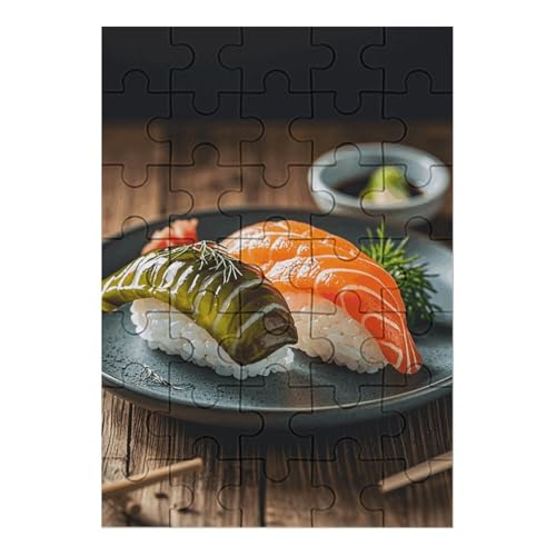 Sushi Dill Pickles Puzzle für Damen und Herren, 35-teiliges Puzzle für Erwachsene, herausforderndes Puzzle für Familie, Hochzeitsgeschenk von NONHAI