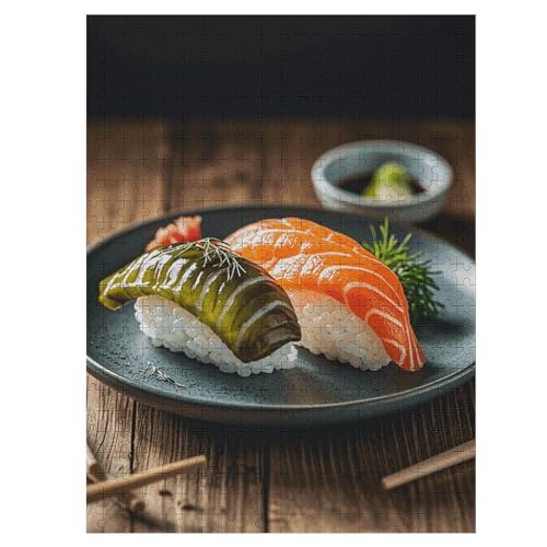 Sushi Dill Pickles Puzzle für Damen und Herren, 500 Teile, Puzzle für Erwachsene, herausforderndes Puzzle für Familie, Hochzeitsgeschenk von NONHAI