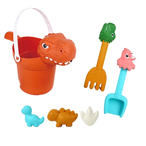 NOOLY Dinosaurier Strand Sand Spielzeug mit Mesh Storage Bag für Kinder Sommer im Freien Spielen für 3 + Jahre alt Jungen und Mädchen STWJ-02 (RX789-56) von NOOLY