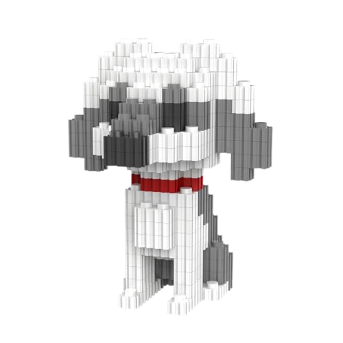 NOOLY Hund Serie Bausteine, Mini Bausteine Set Für Erwachsene Und Jungen Mädchen CLJM-01 (Kleiner Hund) von NOOLY