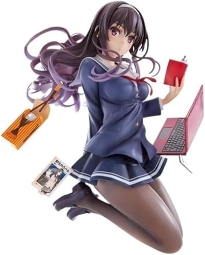 1/7 ECCHI-Figur/Anime-Figur/bemaltes Charaktermodell/Spielzeugmodell/Cartoon-Spielzeugfiguren/niedliche Mädchen/Anime-Sammelartikel, 24 cm, B-2024 von NOPQRZTU