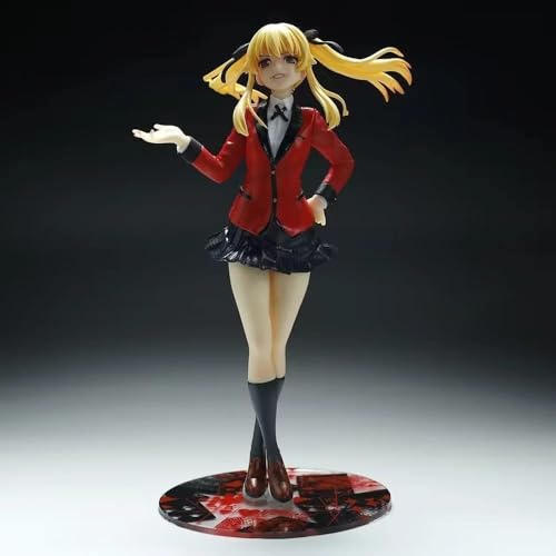 Anime-Girl-Figur, 20 cm, beliebter klassischer japanischer Anime, limitierte Auflage, ARTFX J Kakegurui Meari Saotome, Actionfigur, hübsches Mädchen, Mary Saotome, Jabami, Yumeko, Modellpuppe, von NOPQRZTU