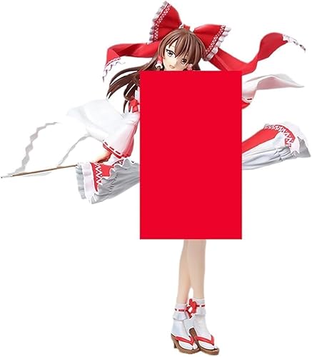 Anime Girl Figure Factory Japanese Anime Deluxe Edition Japanese Girl Anime Figures Touhou Project Hakurei Reimu PVC Action Figur Schreibtisch Dekoration Modell Spielzeug Statue von NOPQRZTU