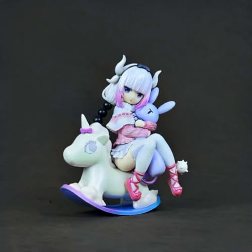 Anime Girl Figure Latest Limited Edition Japanese Anime Miss Kobayashis Dragon Maid Kanna Kamui Trojan PVC Figure Model Collection Statue Action Figure Cute Character Cartoon Dolls PVC Statue von NOPQRZTU