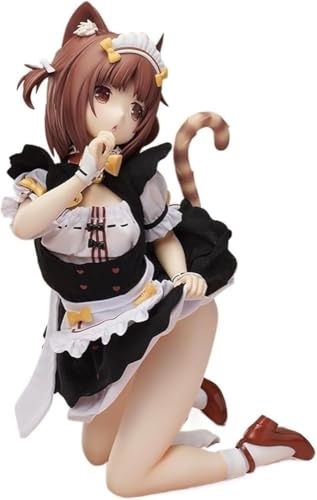 Ecchi Anime Figuren Hentai Figur Süße Schwestern Kokosnuss & Rote Bohne Nsfw Figur Niedliche Mädchen Anime Girl Collection Figure Toy Cartoon Collection 28,5cm/11 Zoll (Kniende Position) (Maid Red von NOPQRZTU