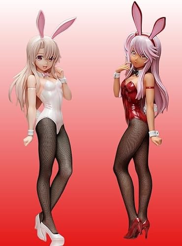 NOPQRZTU 15,3 Zoll Ecchi Figur, Anime Bunny Ver. 1/4 Mädchen Figur, Waifu Figur, Hentaii Figur, Anime Figur Mädchen, Dekoration Ornamente, Nime Collection, Puppe Geschenk, Modell Spielzeug (2 Stück) von NOPQRZTU