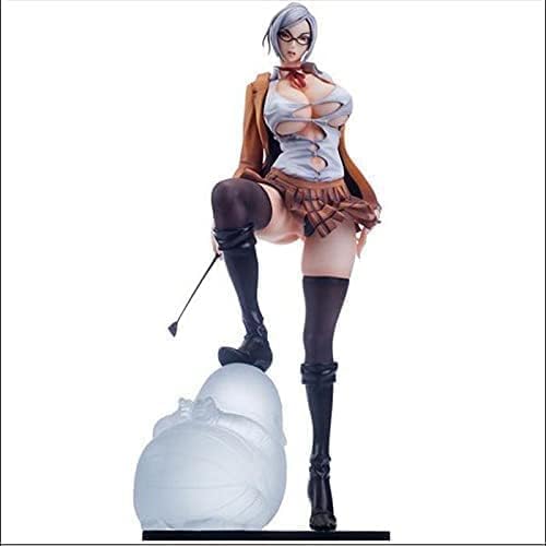 NOPQRZTU Abnehmbare 25 cm Kangoku Gakuen Gefängnisschule Meiko Shiraki Unterwäsche Schöne Mädchen Stehhaltung PVC Actionfigur Anime Modell Spielzeug Desktop Sammlerstück Dekoration Statue Puppe von NOPQRZTU