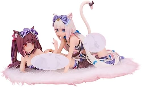 NOPQRZTU Actionfigur/ECCHI Figur/Anime Figur/Bemaltes Charaktermodell/Spielzeugmodell/PVC/Cartoon Spielzeugfiguren/Süße Mädchen (2 Stück) von NOPQRZTU