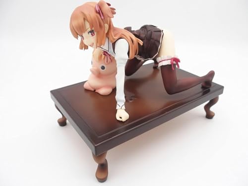 NOPQRZTU Anime-Action-Figuren, Einheimische Munetoku Ichimanda und Tokuno Senzaki Katze auf dem Schreibtisch, PVC-Deluxe-Version, 11–13 cm, exquisite Statue, Ornamente, Modell, Sammlerstücke, von NOPQRZTU