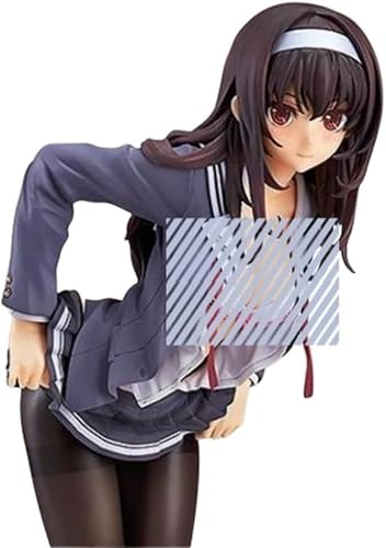 NOPQRZTU Anime-Figur, NSFW-Figur, Utaha Kasumigaoka-Figur 1/7 Dekor, Comic-Figur, Statuensammlung, Schlafzimmer-Dekor, PVC-Material, 22 cm von NOPQRZTU