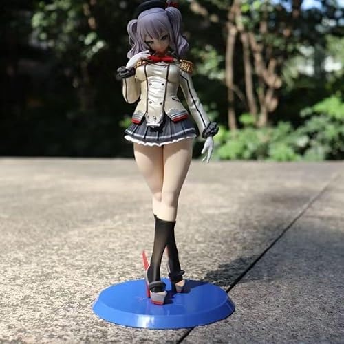 NOPQRZTU Anime Girl Figure 25CM Limited Edition Japanese Anime Kantai Collection Kashima Pretty Girl PVC Action Figure Toy Game Statue Adults Collection Model Doll Birthday von NOPQRZTU