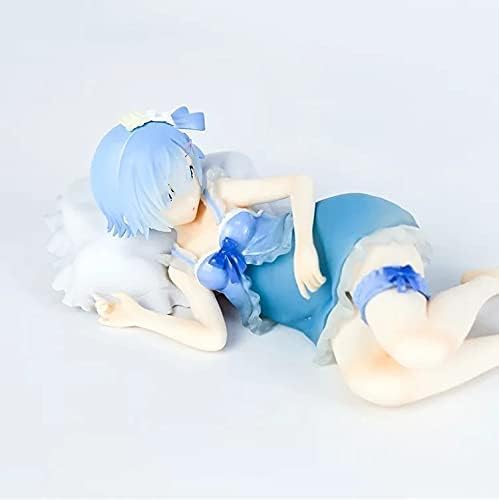 NOPQRZTU Anime Girl Figure Deluxe Version Japanese Anime Re: Life in A Different World to Zero Rem Sleeping Position Beautiful Girl Ver. Adult Toy Ornament Gift Statue Action Figure Gift von NOPQRZTU