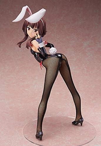 NOPQRZTU Anime Girl Figure Limited Edition Anime B-Style-KonoSuba 2: Exquisites Megumin Bunny Girl Ver. Pretty Girls PVC Actionfiguren Modell schlafender Erwachsener Spielzeug Ornament Statue von NOPQRZTU