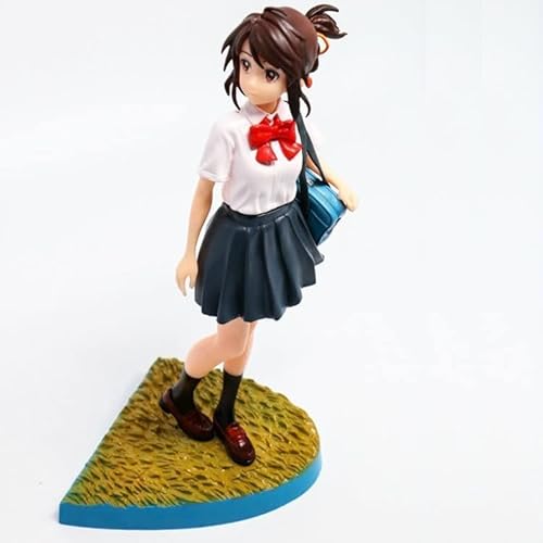 NOPQRZTU Anime Girl Figure Limited Edition Anime Your Name Figure Tachibana Taki Miyamizu Mitsuha Collection Model Toy Doll Gift for Boyfriend Girlfriend Ornament Statue Birthday Gift von NOPQRZTU