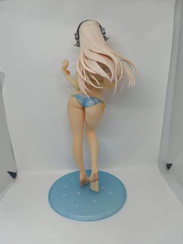 NOPQRZTU Anime Girl Figure New Crazy Popular Limited Edition Japanese Anime Removable Super Sonico The Animation Action Figure Pretty Girl Adult Anime Girl Figure Doll Toy Statue Ornament von NOPQRZTU