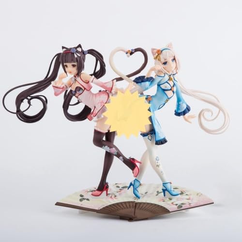 NOPQRZTU Anime Girl Figure Original 1/6 Figure/Statue Toy/Model Collection/Japanese Manga Character/PVC/Action Figurines/24cm/9.4inch /2PCS von NOPQRZTU