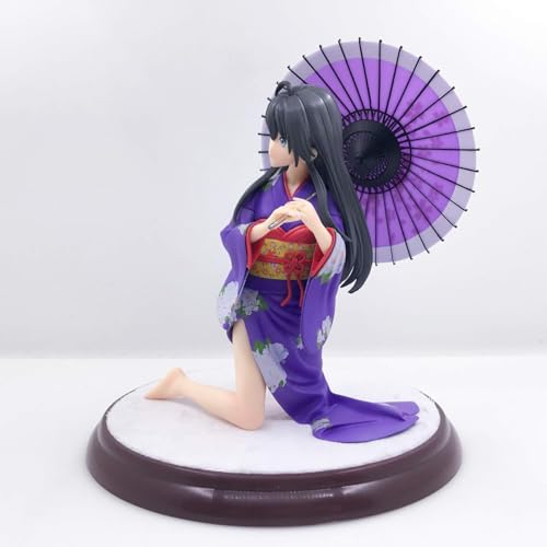 NOPQRZTU Anime-Mädchen-Figur, 17 cm, exquisite Actionfiguren, Yukinoshita Yukino mit Zubehör, abnehmbar, stehend, schönes Mädchen, Anime-Modell, Erwachsenen-Spielzeug, Ornament, Puppe, Geschenkstatue, von NOPQRZTU