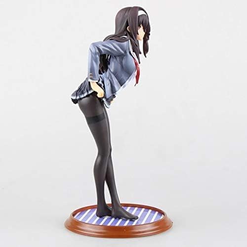 NOPQRZTU Anime-Mädchen-Figur, japanische Anime-Spielfigur, limitierte Auflage, Saenai-Heldin, keine Sodatekata, Kasumigaoka, Utaha PVC, exquisites Modell, Mädchen, Modellspielzeug, Sammelgeschenke, von NOPQRZTU