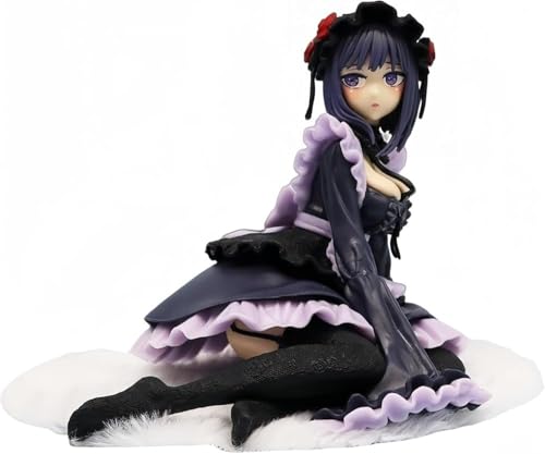 NOPQRZTU Anime Original Charakter Mädchen Ecchi Charakter Niedlich Lolita Charakter Modell Spielzeug Statue Serie Modell Desktop Ornamente Home Geschenk Anime Actionfigur Spielzeug PVC Charakter von NOPQRZTU