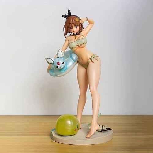 NOPQRZTU Atelier Ryza 2 Lost Legends The Secret Fairy Ryza Traje de baño blanco ver Colección de estatua de acción de anime 28 cm von NOPQRZTU