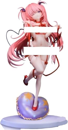 NOPQRZTU Ecchi Anime-Figuren, Hentai-Figur, Haarball, Milch, LuLuMu nsfw, niedliche Mädchen, Anime-Girl-Kollektion, Spielzeug-Cartoon-Kollektion, 26 cm (Tracking Eye) von NOPQRZTU