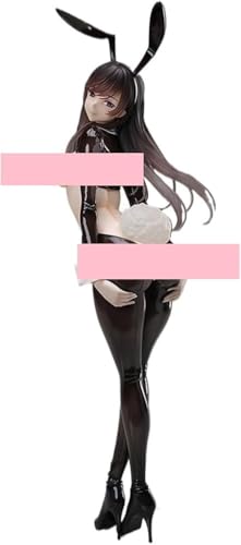 NOPQRZTU Ecchi Anime Figuren Hentai Figur 1/4 Hua Cheng Bunny Girl Nsfw Figur Niedliche Mädchen Anime Girl Collection Figur Spielzeug Cartoon Collection 45 cm von NOPQRZTU