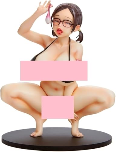 NOPQRZTU Ecchi Anime-Figuren Hentai-Figur 1/6 Shiho-Akihara Nsfw Figur, niedliche Mädchen, Anime-Girl-Kollektion, Spielzeug-Cartoon-Kollektion, 16 cm (weißer Sockel) von NOPQRZTU